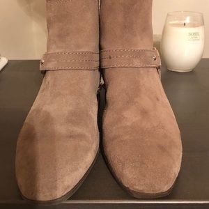 Impo tan suede ankle booties size 8.5 M